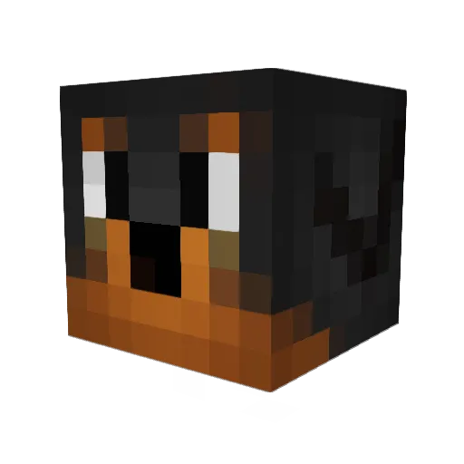 20apowell Minecraft avatar head, 3D render