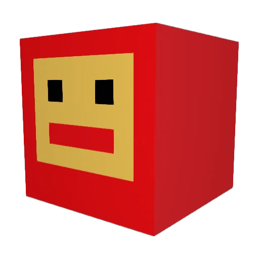 20ganderson Minecraft avatar head, 3D render