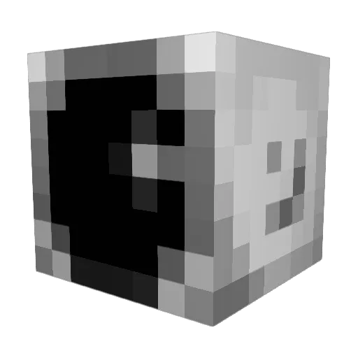 20gman01 Minecraft avatar head, 3D render