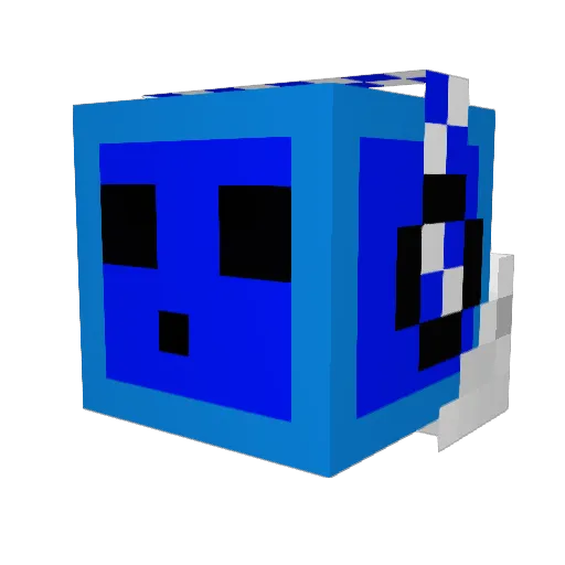 20jago01 Minecraft avatar head, 3D render