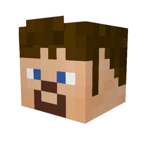 20mezzomix00 Minecraft avatar head, 3D render