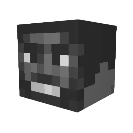20n1c Minecraft avatar head, 3D render