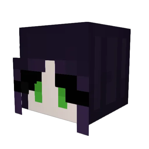 2112Bubbles Minecraft avatar head, 3D render