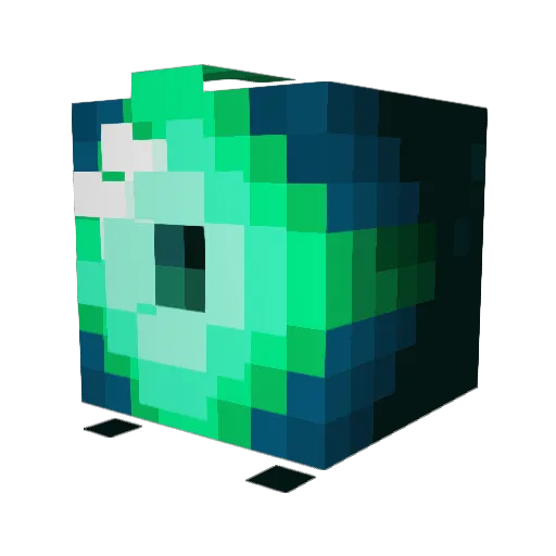 211_manne_ Minecraft avatar head, 3D render