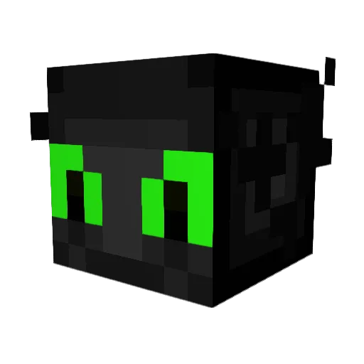 214bob Minecraft avatar head, 3D render