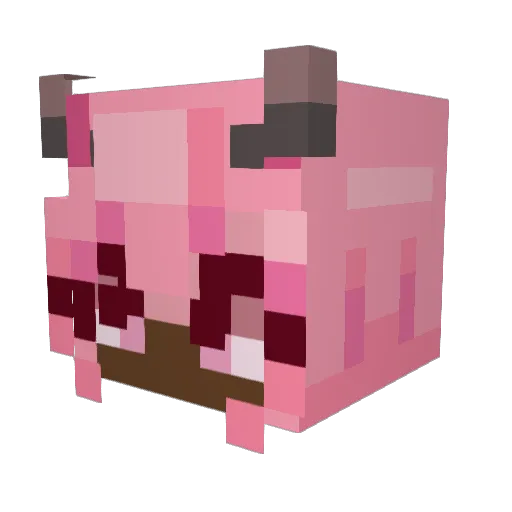 216138 Minecraft avatar head, 3D render