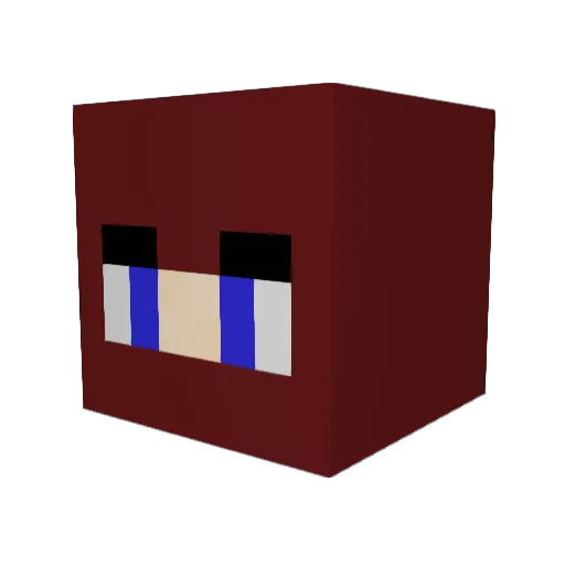 21DEASER21 Minecraft avatar head, 3D render