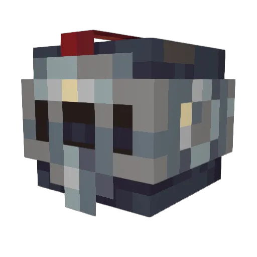21Force Minecraft avatar head, 3D render