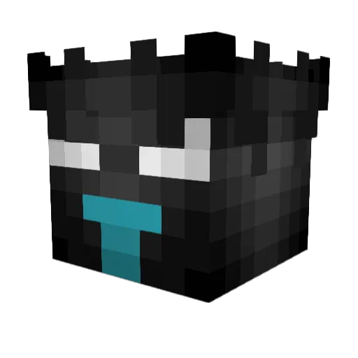 21MBx Minecraft avatar head, 3D render