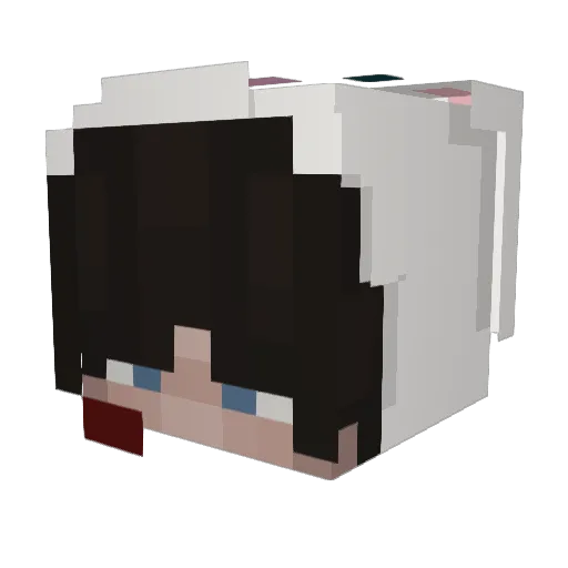 21clutch Minecraft avatar head, 3D render