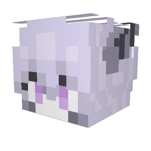 21ghost12 Minecraft avatar head, 3D render