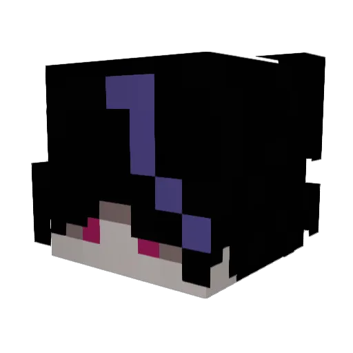 21kills Minecraft avatar head, 3D render