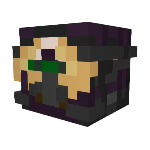 21mmartin Minecraft avatar head, 3D render