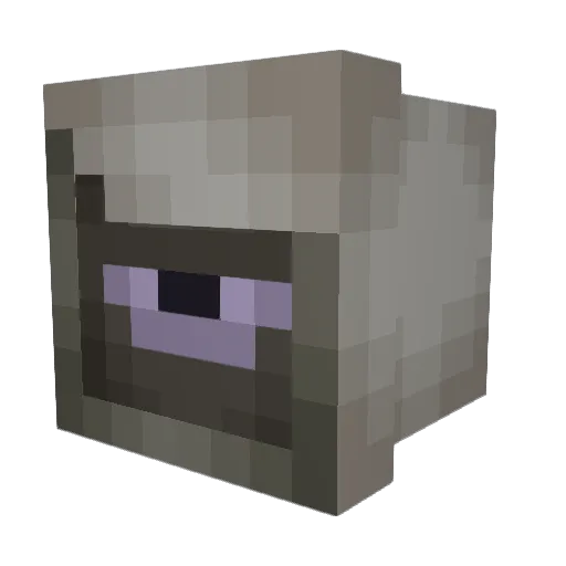 21ve23 Minecraft avatar head, 3D render