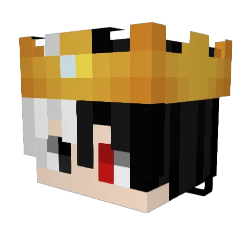 2201mc041 Minecraft avatar head, 3D render