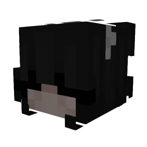 223k Minecraft avatar head, 3D render