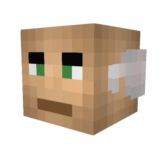 22Adrian04 Minecraft avatar head, 3D render
