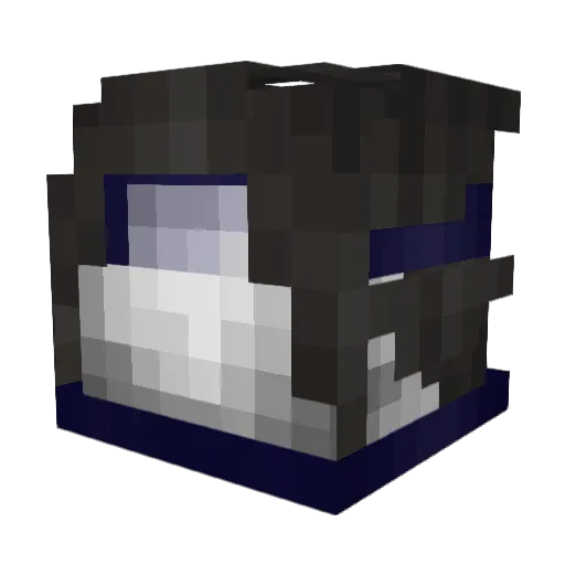 22Syles Minecraft avatar head, 3D render