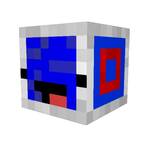 22awsomeperson Minecraft avatar head, 3D render