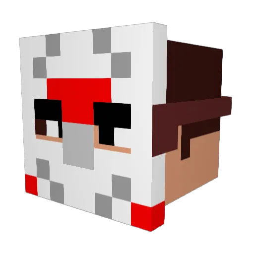 22jimmy11 Minecraft avatar head, 3D render