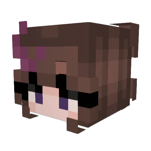 22mundorf Minecraft avatar head, 3D render