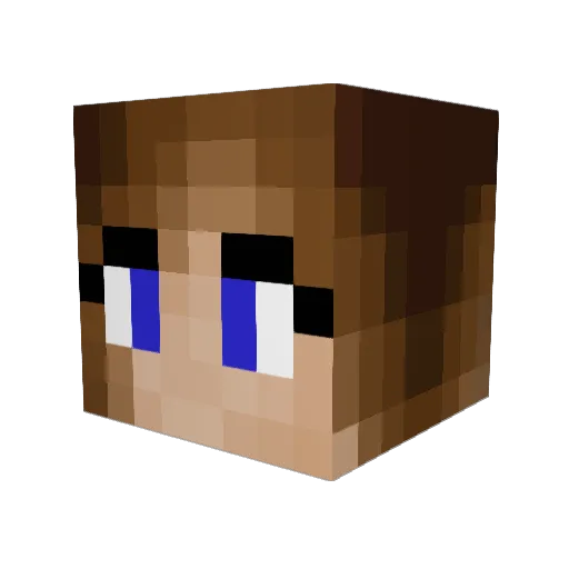 22nathBZH Minecraft avatar head, 3D render