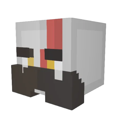 2309292701350729 Minecraft avatar head, 3D render