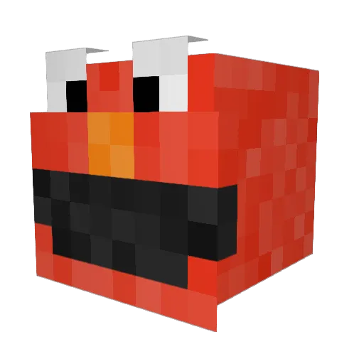 234562456 Minecraft avatar head, 3D render