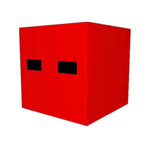 2345Rhia Minecraft avatar head, 3D render