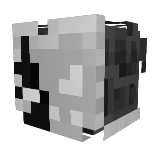 234616 Minecraft avatar head, 3D render
