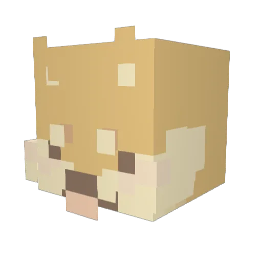 23Jasmine23 Minecraft avatar head, 3D render