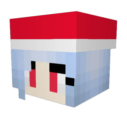 23Jazzer Minecraft avatar head, 3D render