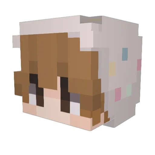 23Rover_T Minecraft avatar head, 3D render