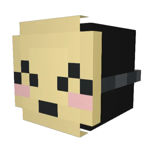 23charizard Minecraft avatar head, 3D render