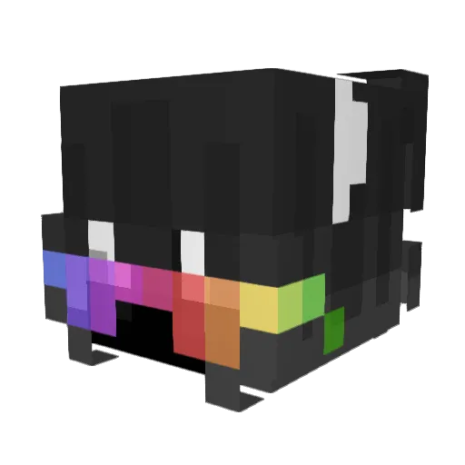 23drix Minecraft avatar head, 3D render