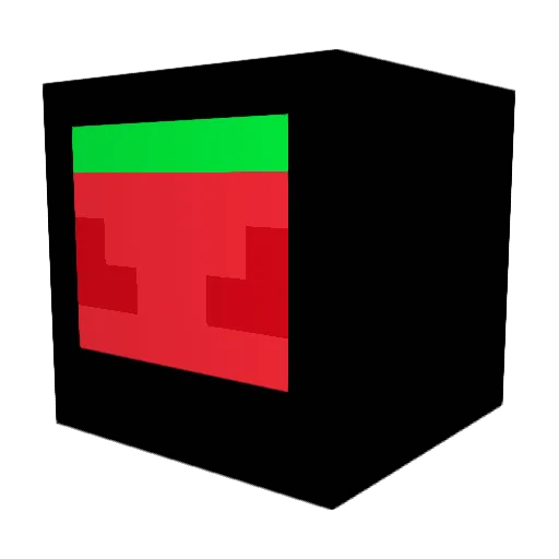 Minecraft-Avatar von 23percent: Kopf als 3D-Render
