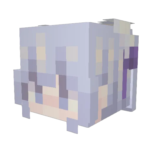 24401 Minecraft avatar head, 3D render