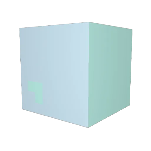 2468r2d2 Minecraft avatar head, 3D render