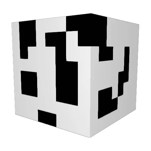 24966 Minecraft avatar head, 3D render