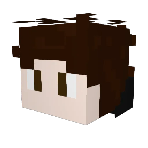 24Alex11 Minecraft avatar head, 3D render