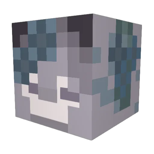 24W14 Minecraft avatar head, 3D render