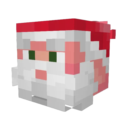 24exp Minecraft avatar head, 3D render