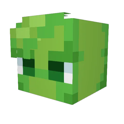 24lucaas Minecraft avatar head, 3D render