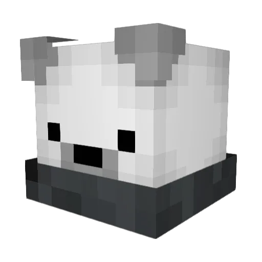 24uhr Minecraft avatar head, 3D render