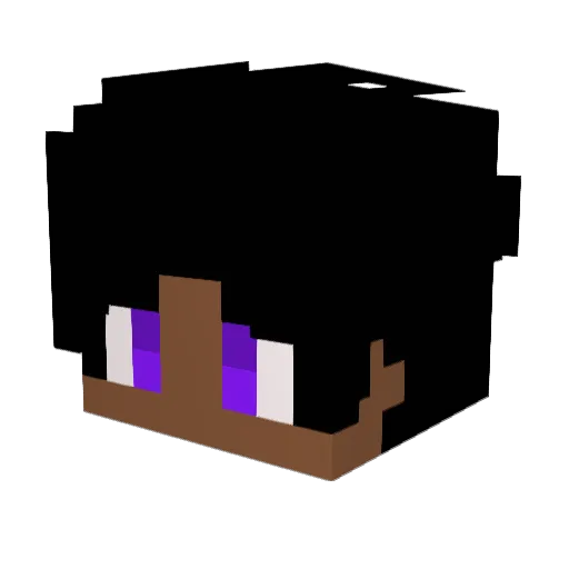 250205 Minecraft avatar head, 3D render