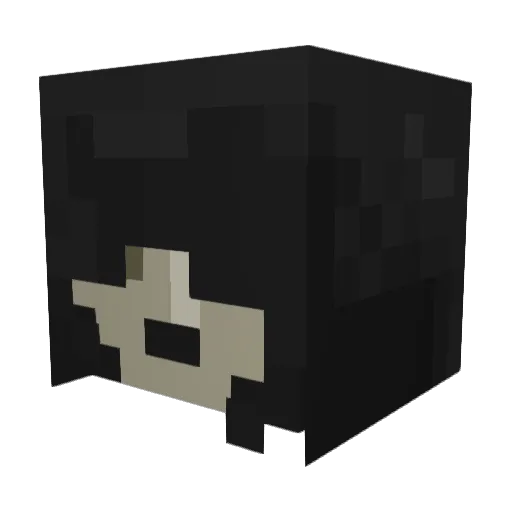 253sMoKe Minecraft avatar head, 3D render