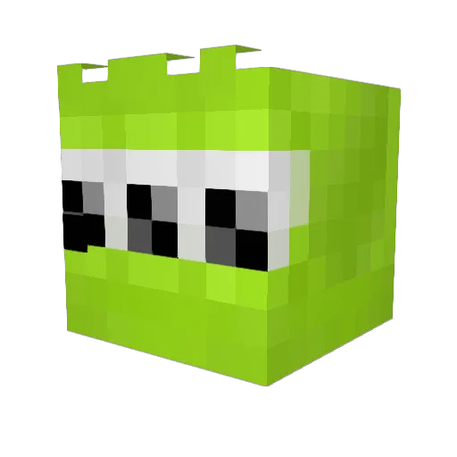 25TimesToBuild Minecraft avatar head, 3D render