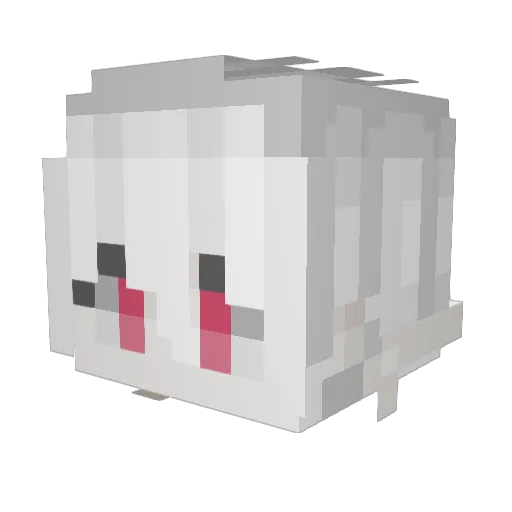 25thBaaam_ Minecraft avatar head, 3D render