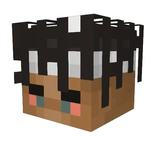 26isCallaoCentro Minecraft avatar head, 3D render