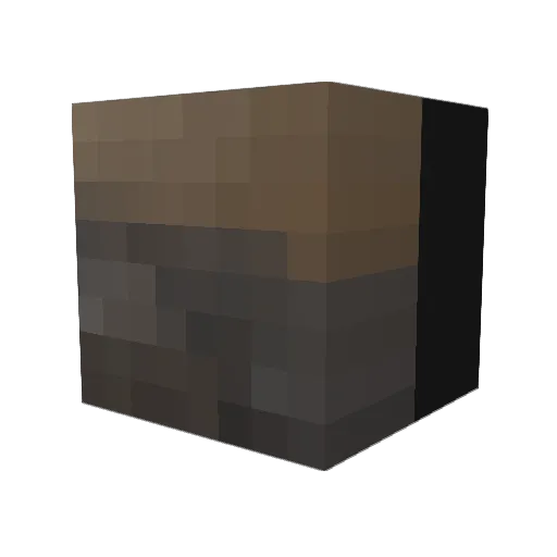 272_ Minecraft avatar head, 3D render